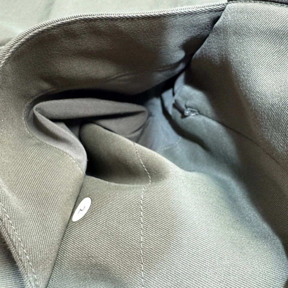 Lululemon &go City Trek Trouser Womens 2 Olive Green‎ Technical Urbanite Twill